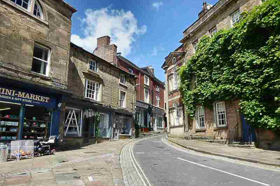 Dale End in Wirksworth town centre