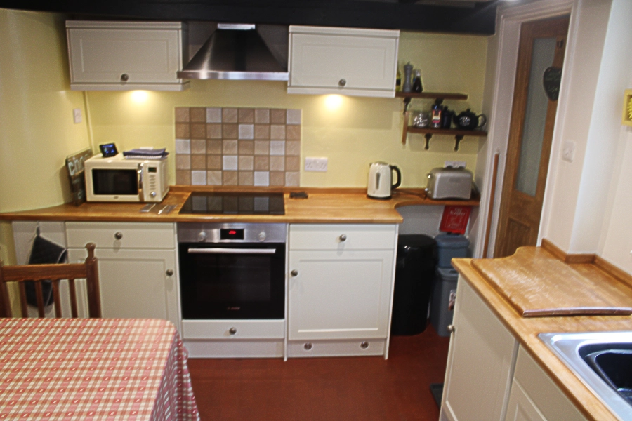 Kitchen at Kibble Cottage in Wirksworth