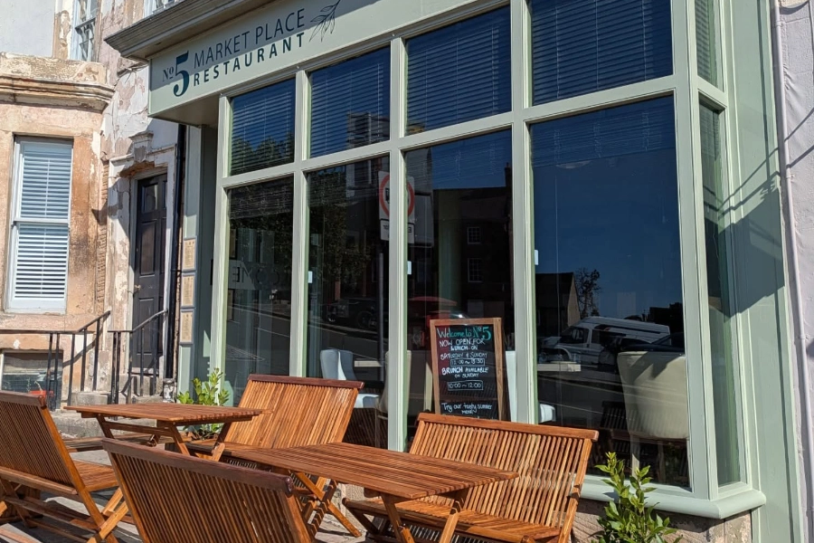 No5 Market Place Restaurant in Wirksworth